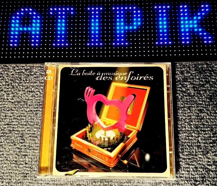 📀 La Boîte À Musique Des Enfoirés 2013 - Double CD Restos Du Cœur - 13 Ans
